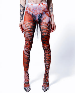 NUWA1997 “Sigil Blood” stocking in black-1 product view