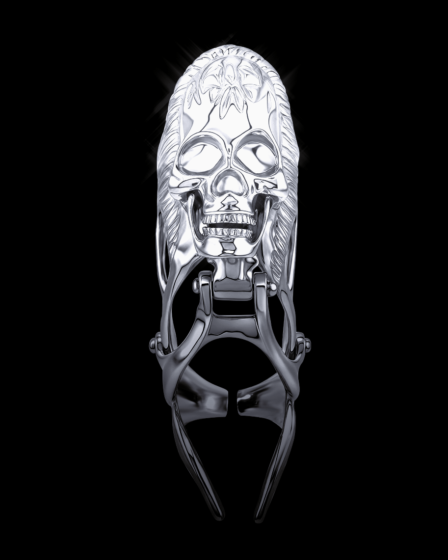 NUWA1997 Nuwa1997 X Aerarius “First Bite” rings in silver product view - alternate view