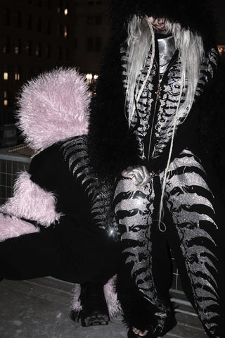 Grey Matter Faux fur Jacket  & Pants