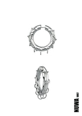 NUWA1997 "Jumbo Hell Trap" Earring in Hell Trap JUMBO earring product view - alternate view