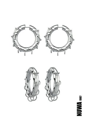 NUWA1997 "Jumbo Hell Trap" Earring in Hell Trap JUMBO earring product view