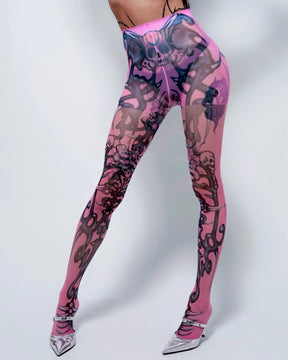 NUWA1997 “Barbie Bones” Stocking in White product view