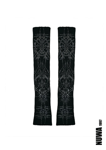 “Paingel” Rhinestoned gloves