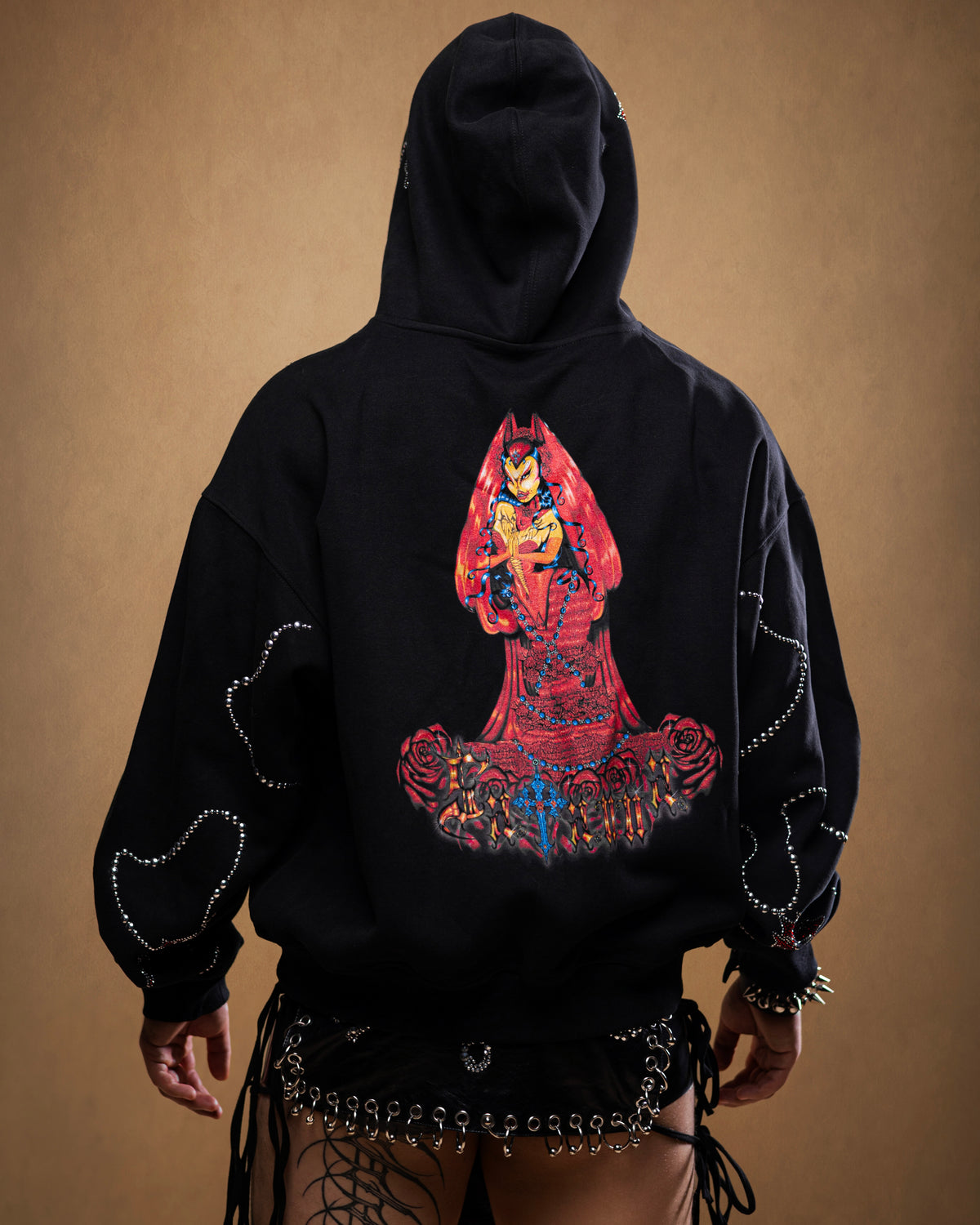HailSatanna Hoodie model