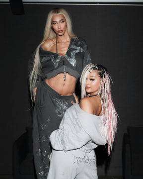 NUWA1997 Kerri Colby “All Star” hoodie & pants set in deep-gray product view - alternate view