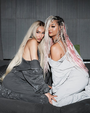 NUWA1997 Kerri Colby “All Star” hoodie & pants set in deep-gray product view - alternate view