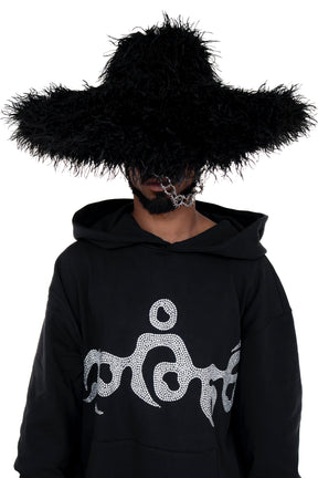 NUWA1997 "Coven" faux fur hat product view - alternate view