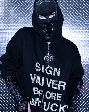“Sign waiver before we FK” Hoodie