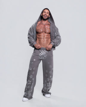NUWA1997 Kerri Colby “All Star” hoodie & pants set in deep-gray product view - alternate view