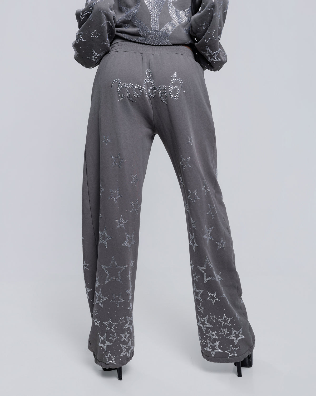 NUWA1997 Kerri Colby “All Star” hoodie & pants set in deep-gray product view - alternate view