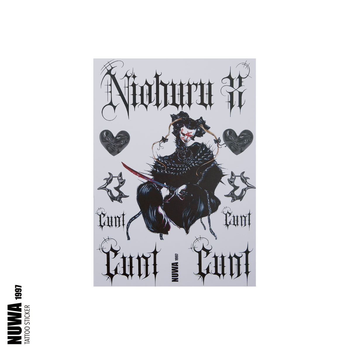 NUWA1997 Niohuru Tattoo Stickers fashion piece product view