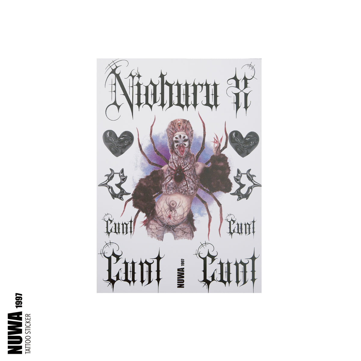 NUWA1997 Niohuru Tattoo Stickers fashion piece product view - alternate view