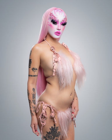 Ancient Desire goat fur bikini