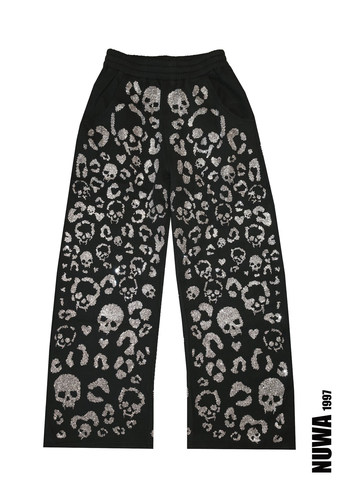 Scene queen Rhinestone hoodie & pants set
