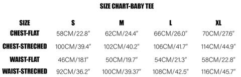 NUWA1997 clocky babytee top product view - alternate view