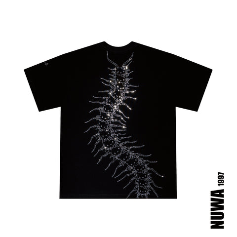 Arachnio Oversized Rhinestoned Tee