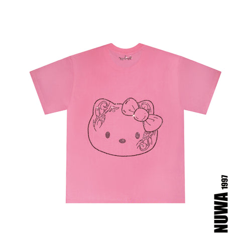 Arachnio Oversized Rhinestoned Tee
