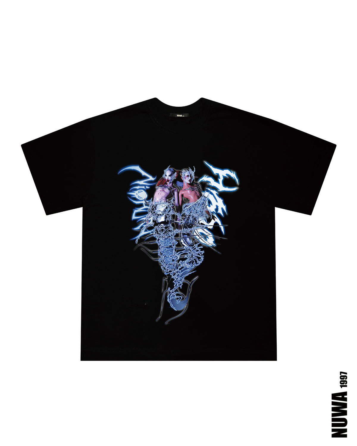 NUWA1997 HOSO Oversized T-shirt top product view