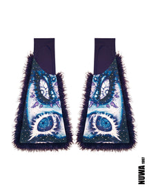 NUWA1997 Hoso leg warmers in Green product view - alternate view