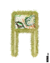 NUWA1997 Hoso faux fur skirt in green product view