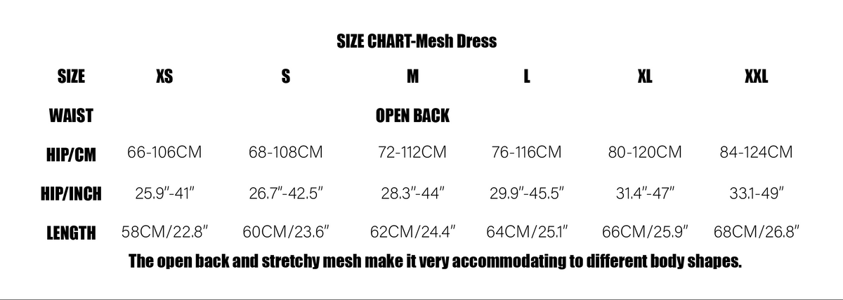 NUWA1997 Arachnio mesh dress product view - alternate view