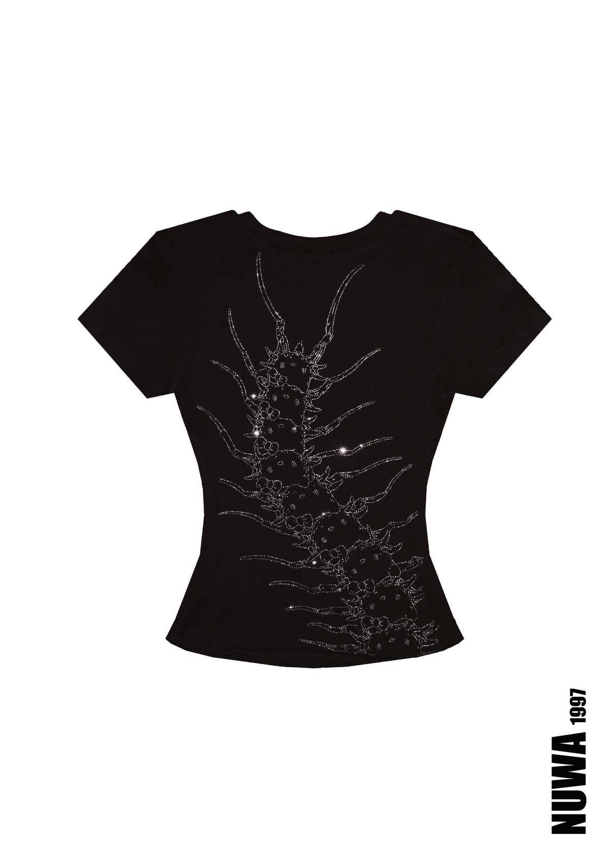Arachnio Rhinestoned Baby Tee