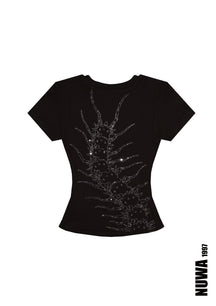 Arachnio Rhinestoned Baby Tee