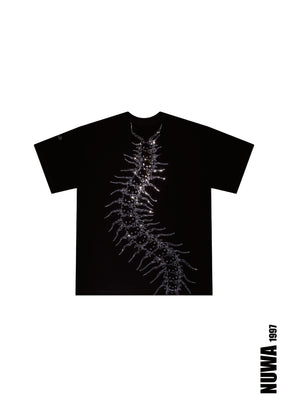 Arachnio Oversized Rhinestoned Tee