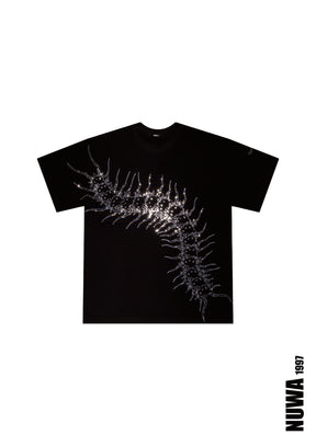 Arachnio Oversized Rhinestoned Tee