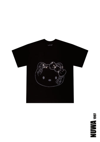 Arachnio Oversized Rhinestoned Tee