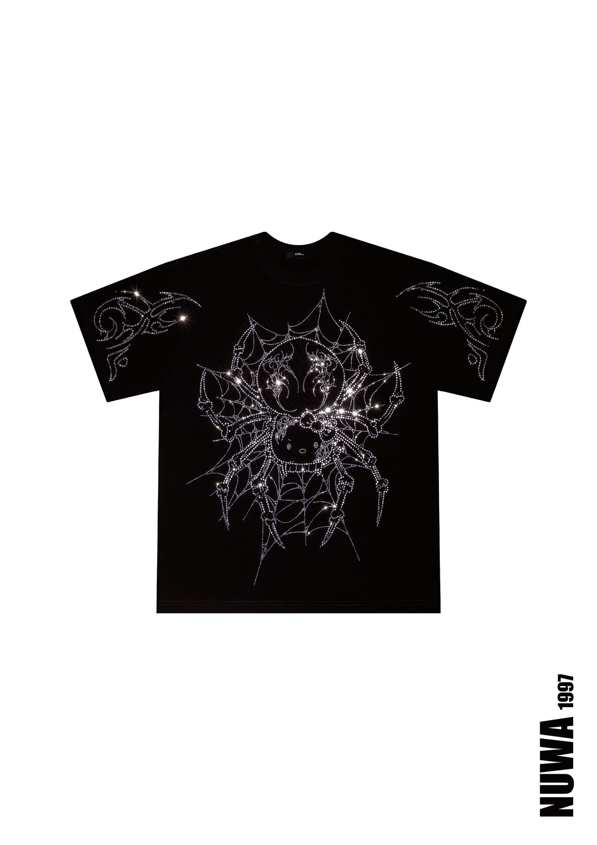 Arachnio Oversized Rhinestoned Tee