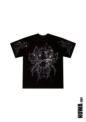 Arachnio Oversized Rhinestoned Tee