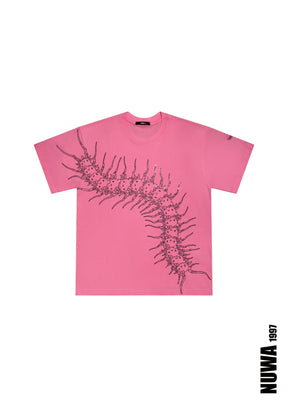 Arachnio Oversized Rhinestoned Tee