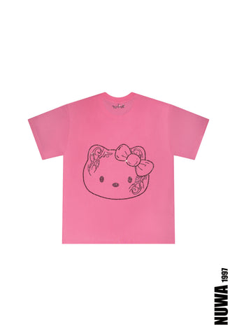 Arachnio Oversized Rhinestoned Tee