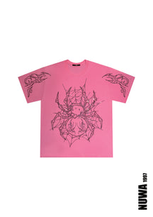 Arachnio Oversized Rhinestoned Tee