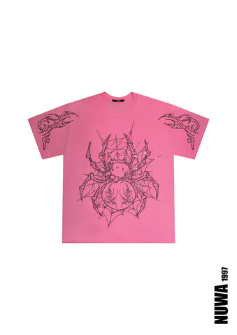 Arachnio Oversized Rhinestoned Tee