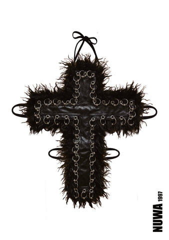 NUWA1997 Idolatry Cross Top in black-1 product view