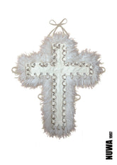 NUWA1997 Idolatry Cross Top in black-1 product view