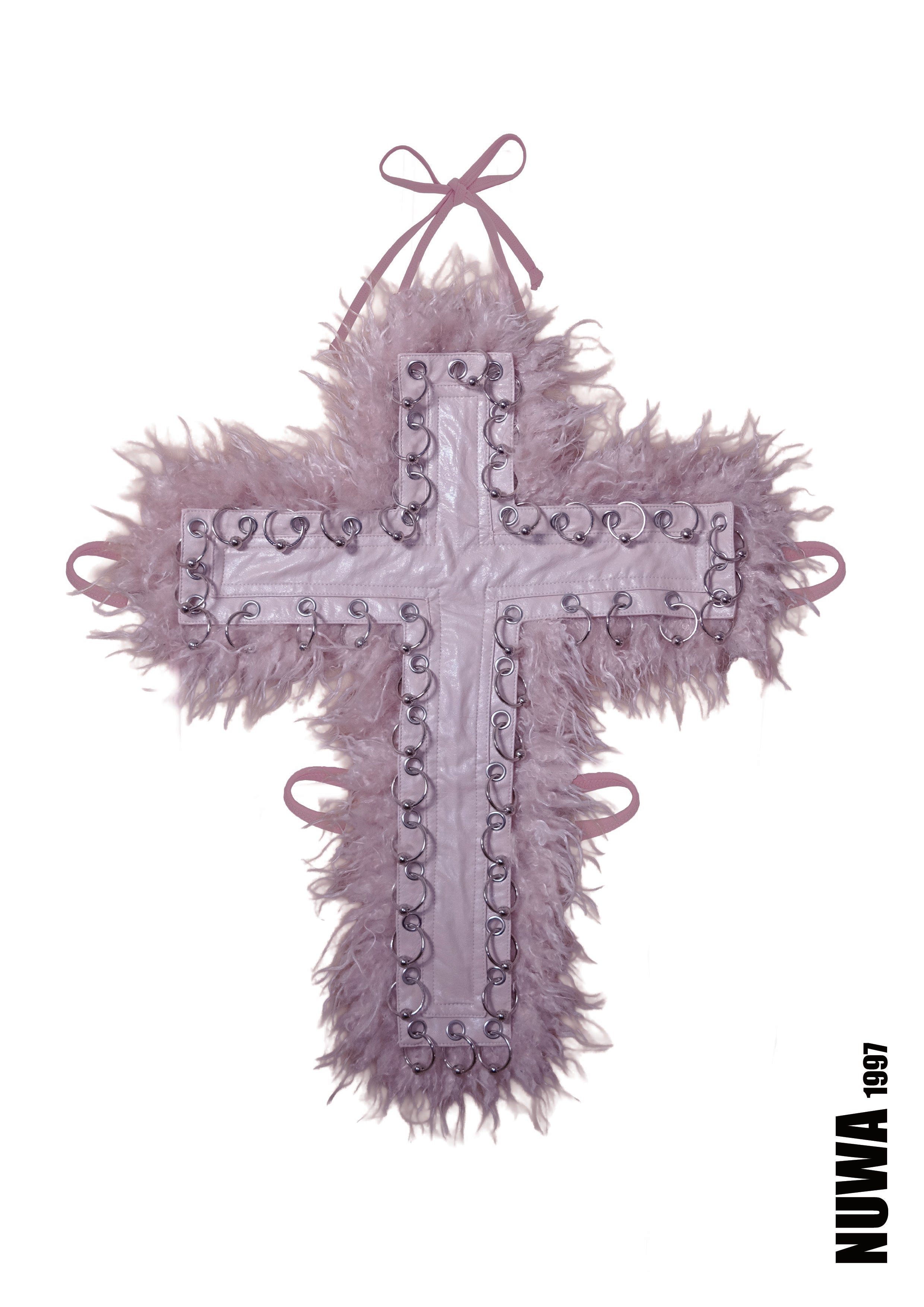 NUWA1997 Idolatry Cross Top in black-1 product view