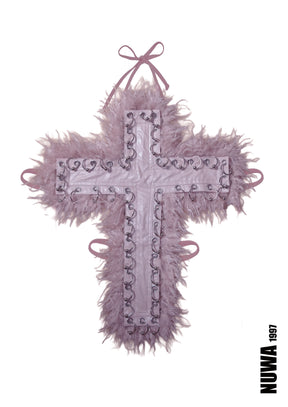 NUWA1997 Idolatry Cross Top in black-1 product view