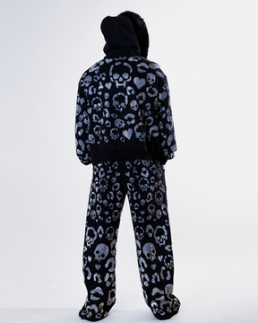 Scene Icon rhinestoned zip jacket & pants set