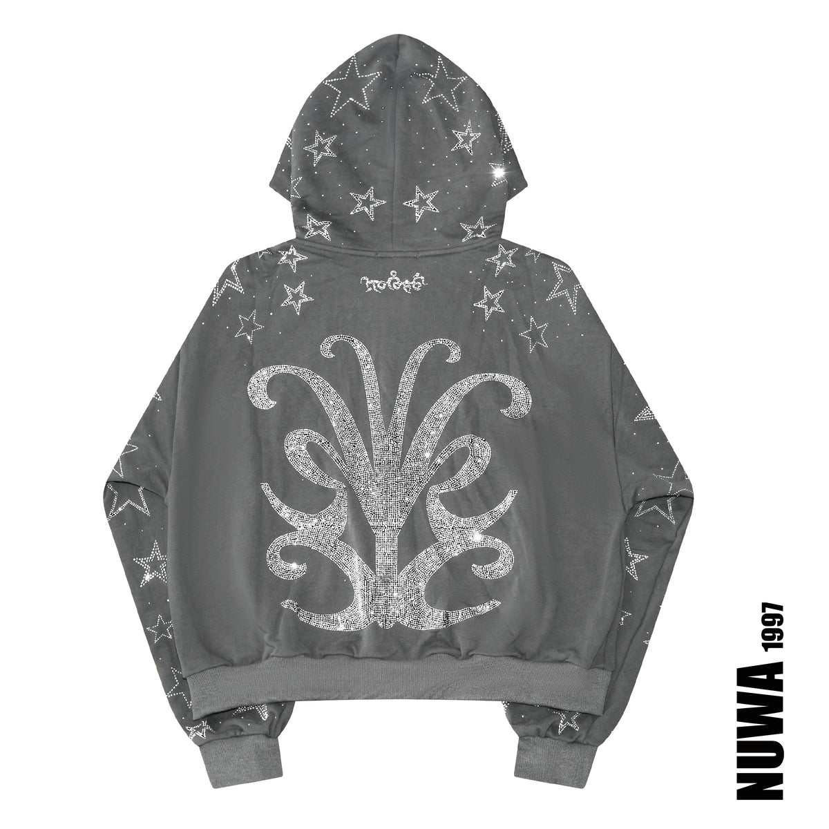 NUWA1997 Kerri Colby “All Star” hoodie & pants set in deep-gray product view - alternate view