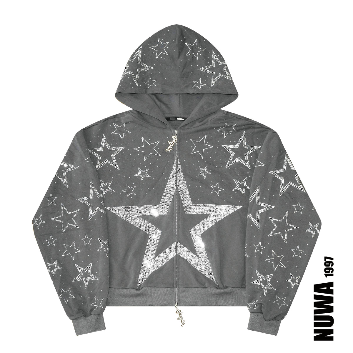 NUWA1997 Kerri Colby “All Star” hoodie & pants set in deep-gray product view - alternate view