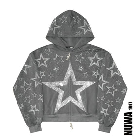 NUWA1997 Kerri Colby “All Star” hoodie & pants set in deep-gray product view - alternate view