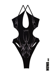 NUWA1997 Sigil Rhinestone Body swimwear fashion piece product view